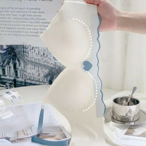 Heart Cutout Wirefree Push-Up Bra | Women Wireless Seamless Intimate Bras #1245 - Picture 4 of 5